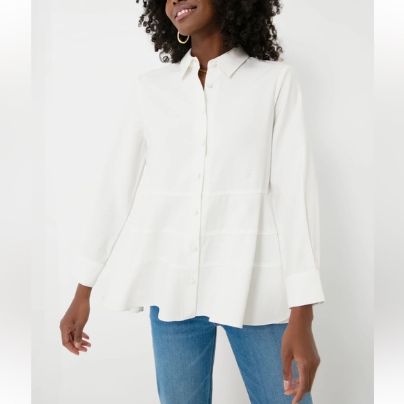 POMANDER PLACE White Ashlen Blouse - Picture 12 of 12